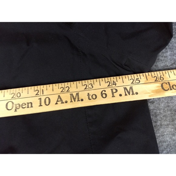 North Face DryVent Trench Rain Jacket Women XXL Black Hooded Elasticized Back - Picture 15 of 16